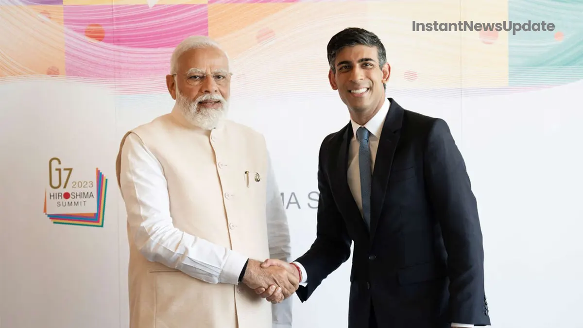 Sunak Applauds Significant Progress in UK-India Trade Deal Ahead of Modi Meeting
